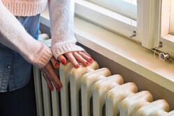 radiateur gaz froid