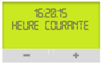 Écran Compteur Linky Heure Courante