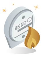Compteur de gaz