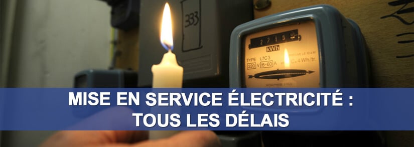 Les délais pour la mise en service du compteur électrique