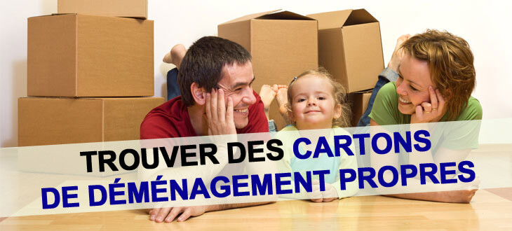 Cartons de déménagement propres