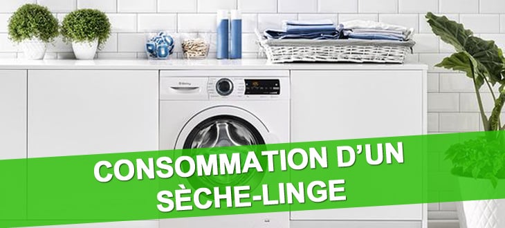 Consommation sèche linge