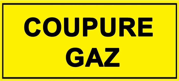 Coupure gaz