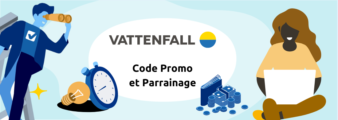 Comment bénéficier d'un code promo ou d'un code parrainage Vattenfall
