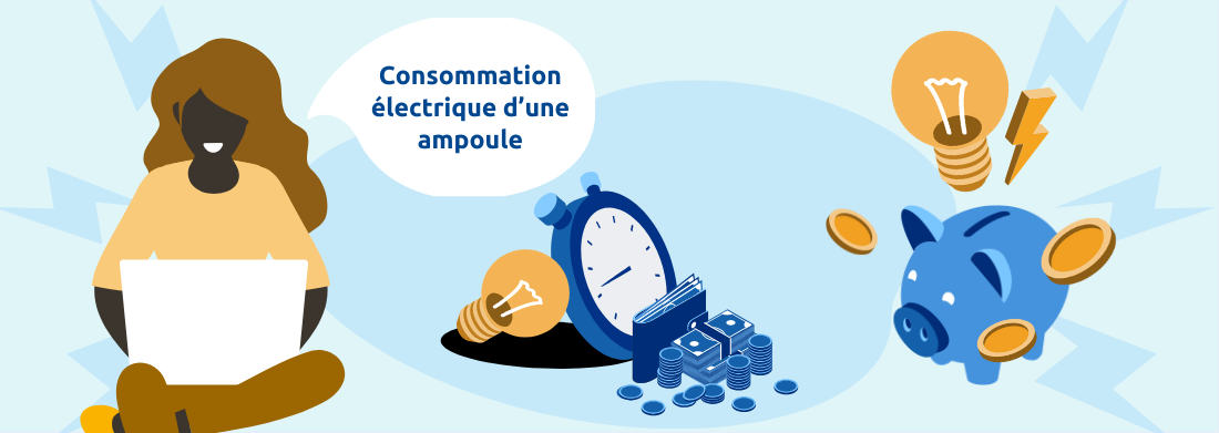 Consommation moyenne d'une ampoule