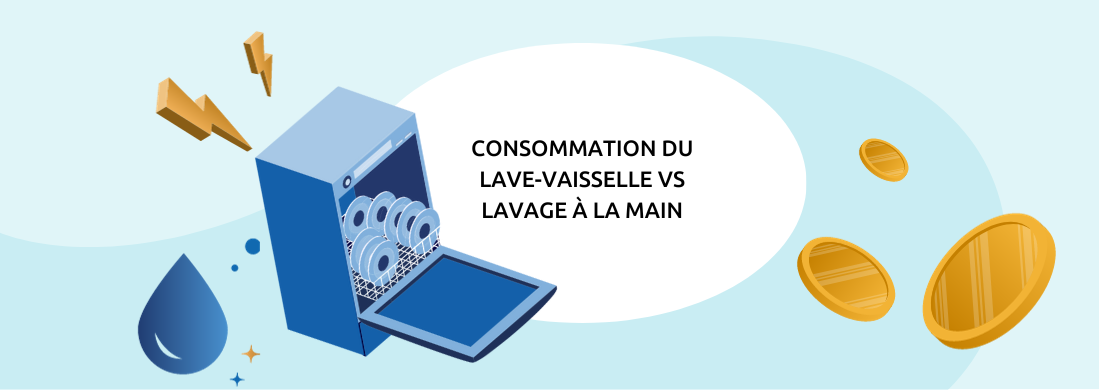 Consommation d'une machine à laver en eau et électricité