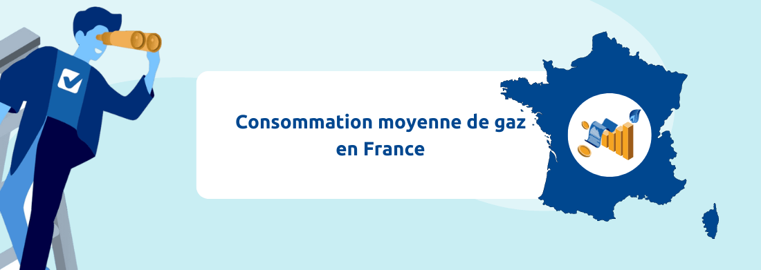 Consommation moyenne de gaz d'un foyer français