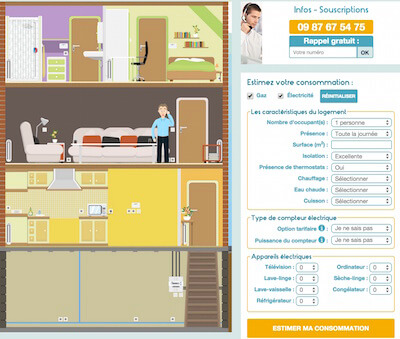 Faire son estimation de gaz