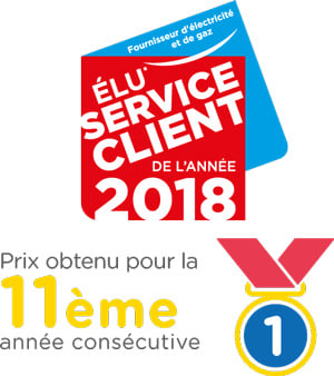 Direct Energie service client de l'année