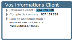 information client facture Engie