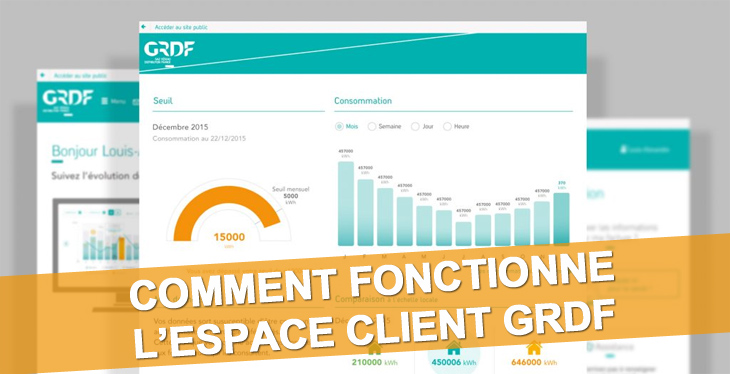 GRDF espace client / GRDF mon compte