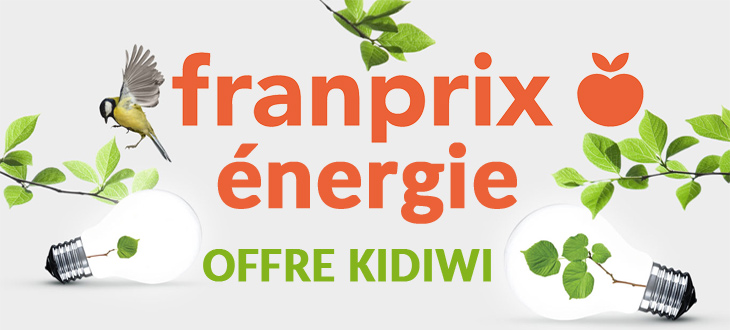 offre kidiwi électrcité verte Franprix GreenYellow