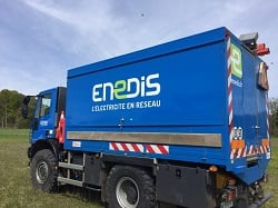 Camion Bleu Enedis