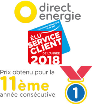 Direct Energie service client de l'année