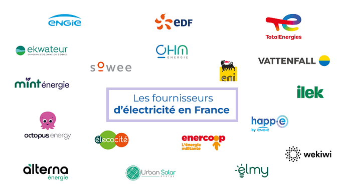 Liste de fournisseurs d'électricité en France