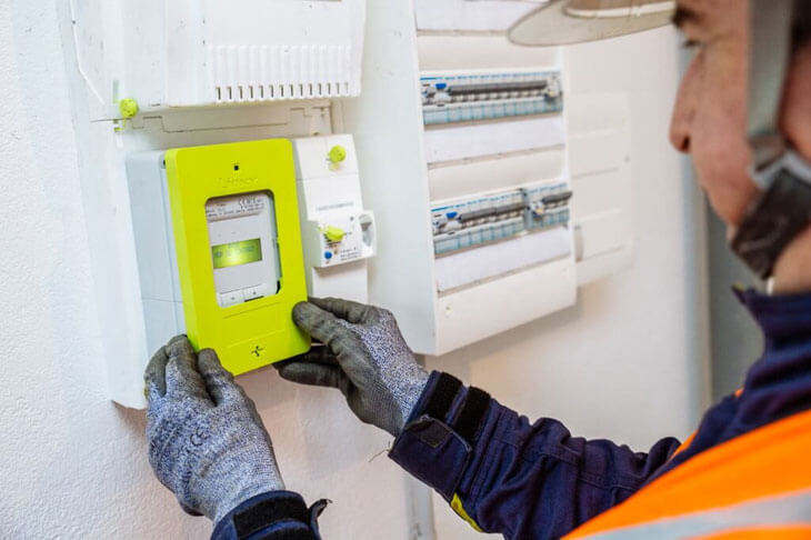 Installation compteur Linky d'Enedis