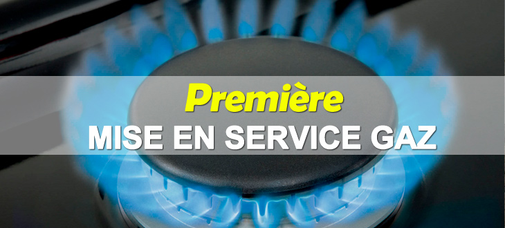 Première mise en service gaz compteur