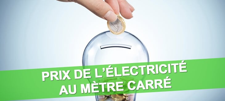 Prix électricité mètre carré m2