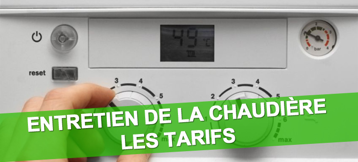 Prix entretien chaudiere