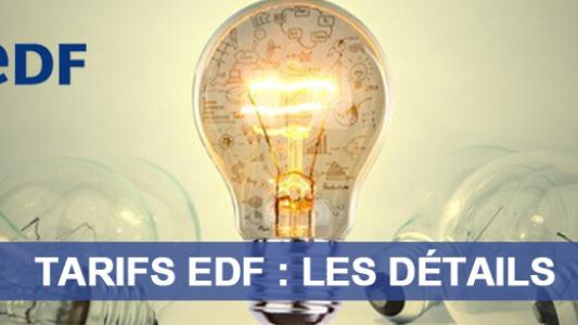 Les tarifs EDF