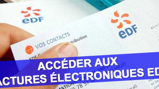 EDF facture electronique