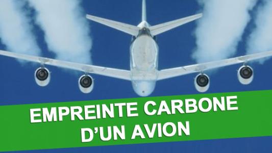 Empreinte carbone avion