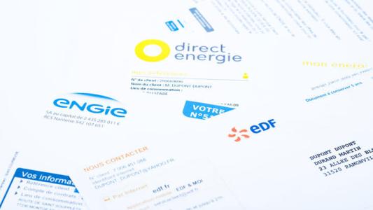 Factures d'électricité et de gaz analysées par un courtier en énergie
