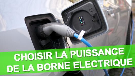 Puissance borne electrique