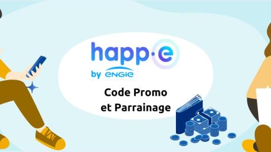 Comment bénéficier d'un code promo ou d'un code parrainage Happ-e