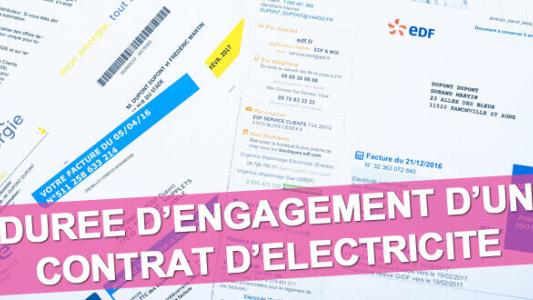 durée engagement contrat electricite