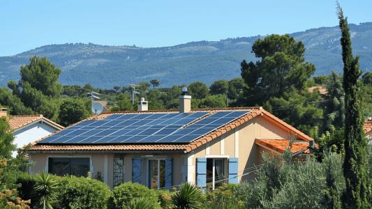 maison panneaux solaires