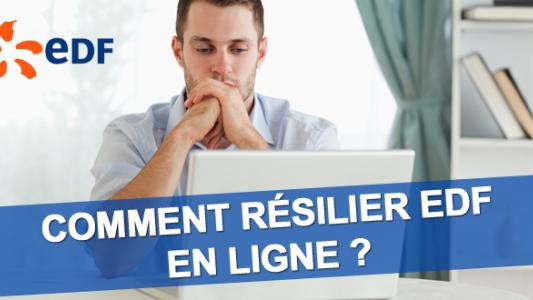 Résilier EDF en ligne