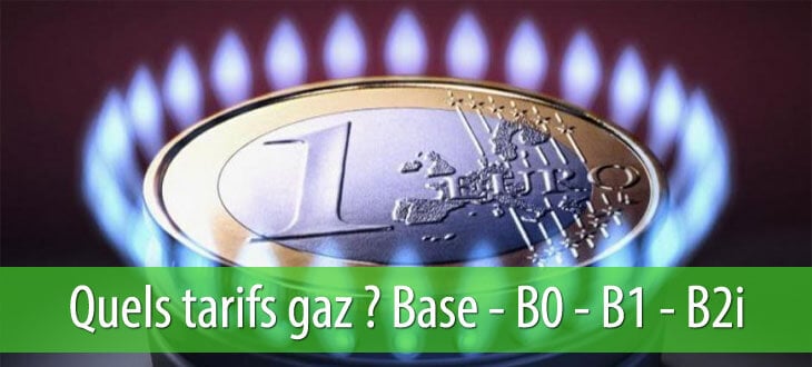 classe de consommation gaz : b0, b1, b2