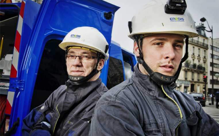 Techniciens ENEDIS (ex-ERDF)